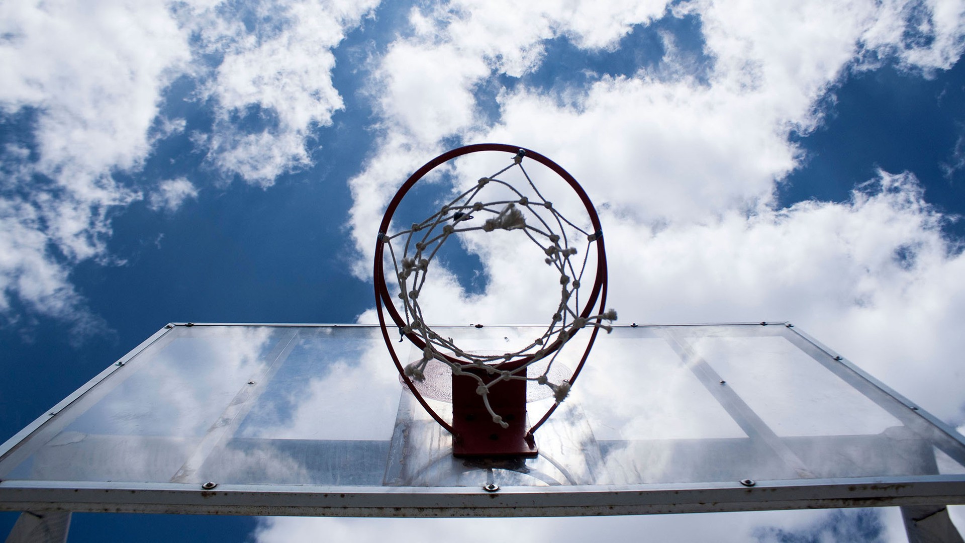 A basketball hoop in Zinacantán, Chiapas, Mex. The sport has become a popular game for many indigenous communities in the highlands of Chiapas. Many say the courts are easier to build than a soccer field due to mountainous terrain. (Photo by Jessie Wardarski.)