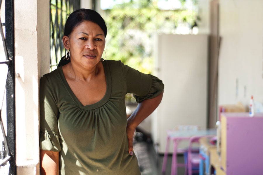 Miledis Leron, 54, is a Villas del Sol community leader and a now-legalized Dominican immigrant. Photo by Molly J. Smith