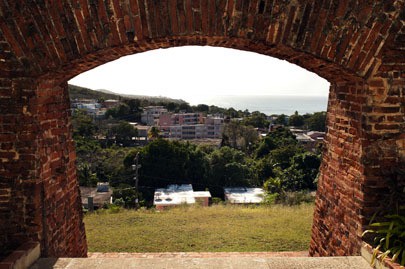A view of Isabel Segunda from the Vieques Museum. Photo by Molly J. Smith