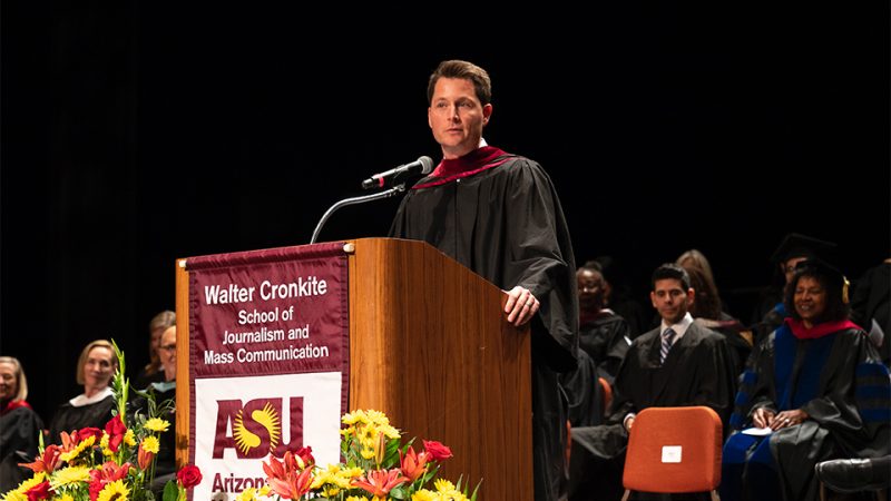 Matt Barrie, Cronkite School Convocation