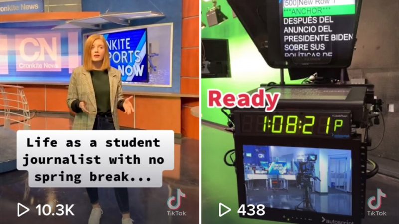 Cronkite News has launched the experiment â30 TikToks in 30 Daysâ with students leading the effort to produce TikToks that share the media outletâs headlines, twists on viral trends or music videos, among other content