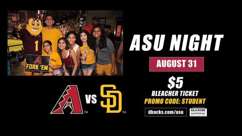 ASU Night at the Dbacks