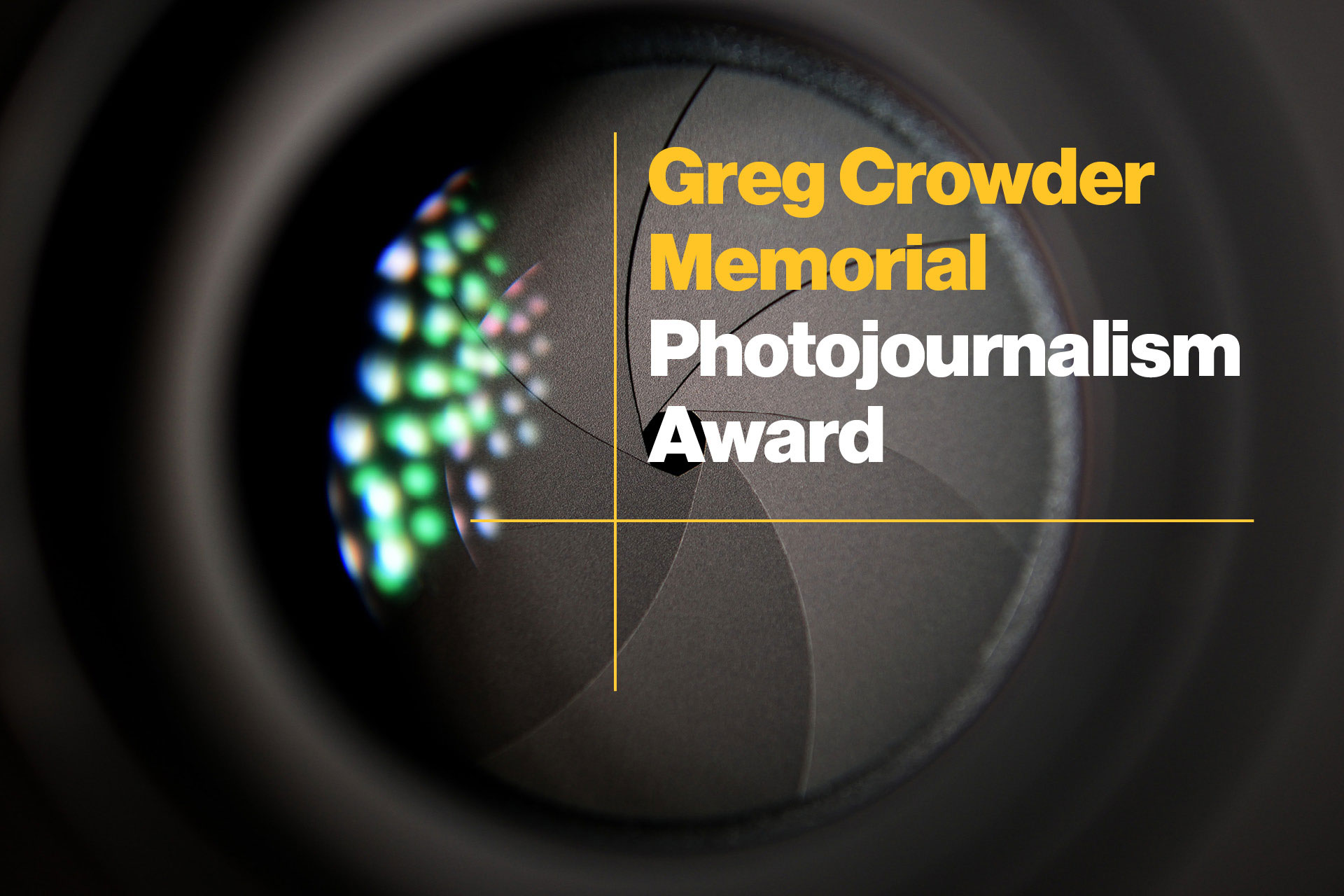 Greg Crowder Memorial Photojournalism Award