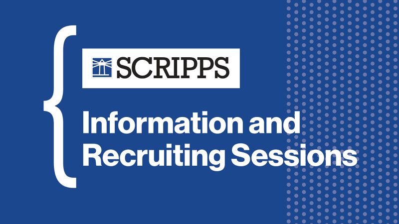 Scripps recruiter visit and information session