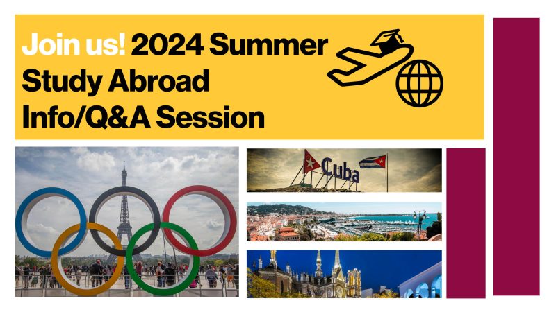 2024 Summer Study Abroad Info/Q&A Session