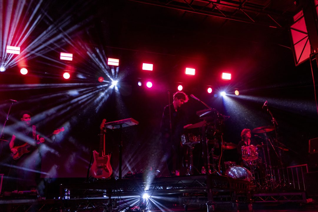 Roosevelt performs on the “Cosmic” stage at the M3F music festival in Phoenix on March 2, 2024. (Sam Ballesteros/Cronkite News)