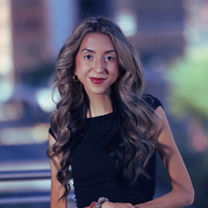 Mohana Holloway stands outside the Downtown Phoenix campus.