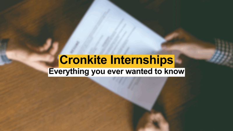 Cronkite internships: everything you need to know