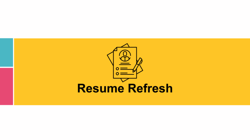 Resume Refresh